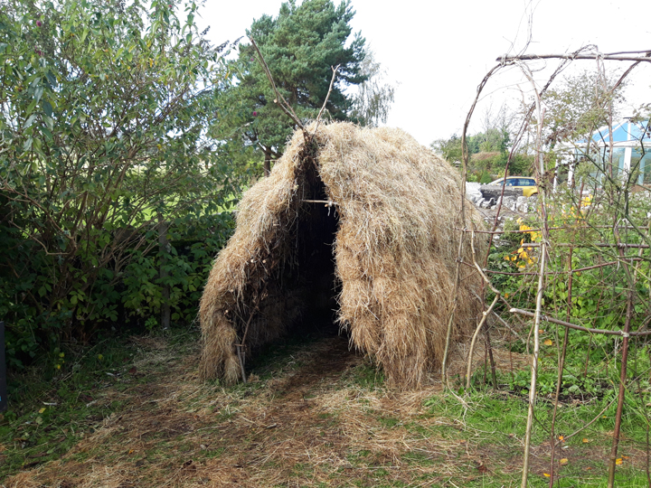 Hazel hut with the Fathom Trust