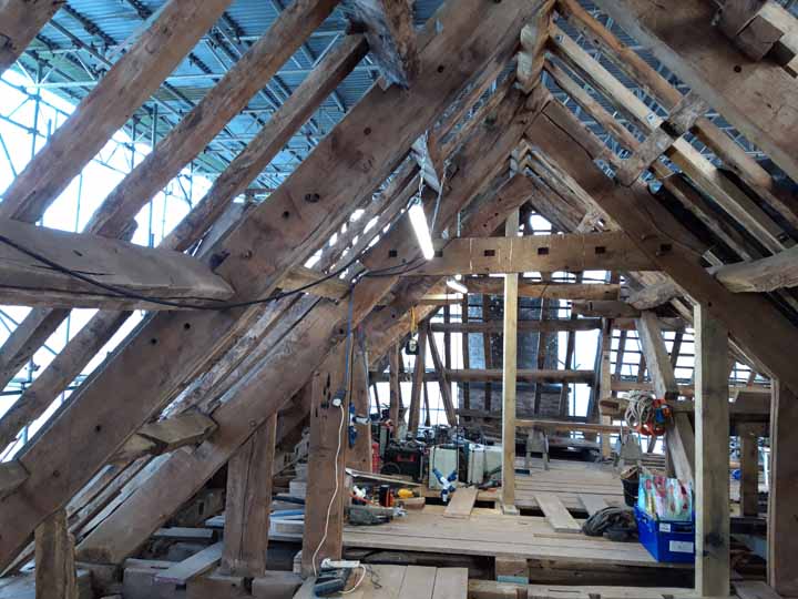 Repairs to the Roof of a Welsh Manor House